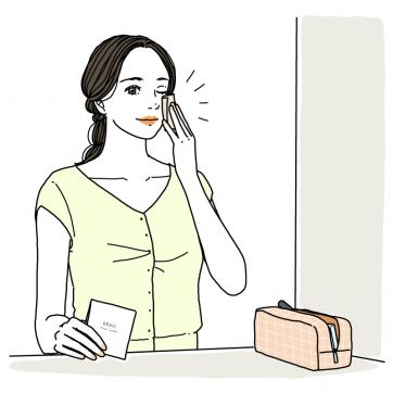 夕方の“どんよりぐすみ”を解消！メイク直しのポイント
