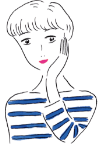 女性のイラスト